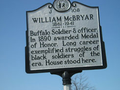 William McBryar sign
